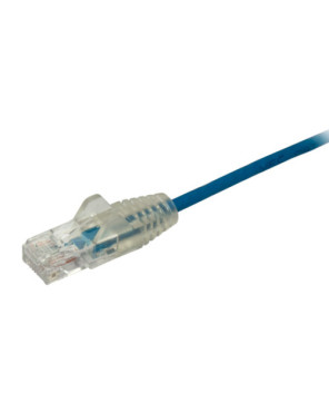 Buy StarTech 1.5m Cat6 Slim Ethernet Snagless RJ45 Connector Patch Cable N6PAT150CMBLS in Blue