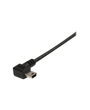 Buy StarTech 6 ft Mini USB Cable USB 2.0 Type-A Male to Right-Angle Mini-B Male Cable BUSB2HABM6RA in Black