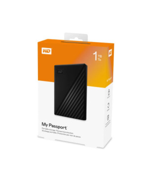 Western Digital My Passport 1TB 2.5" USB 3.0 External Hard Drive WDBYVG0010BBK-WESN - Black