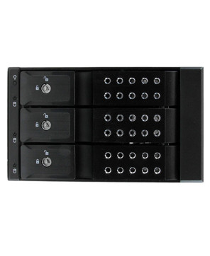 Buy StarTech 3 Bay Aluminum Trayless Hot Swap Mobile Rack Backplane HSB3SATSASBA for 3.5in SAS II/SATA III