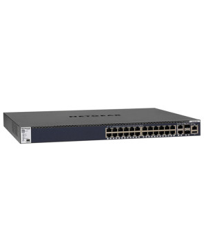 Buy NetGear M4300-28G Stackable Managed Switch with 24x1G and 4x10G including 2x10GBASE-T and 2xSFP+ Layer 3 GSM4328S-100AJS