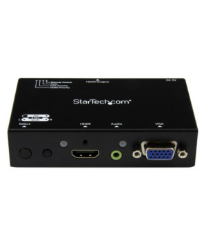 Buy Startech 2x1 HDMI + VGA to HDMI Converter Switch with Automatic and Priority Switching VS221VGA2HD