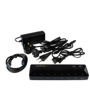 Buy StarTech 10-Port USB 3.0 Hub with Charge and Sync Ports 2 x 1.5A Ports ST103008U2C