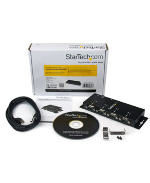 Buy StarTech 4 Port USB to DB9 RS232 Serial Adapter Hub Wall Mountable ICUSB2324I