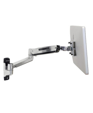 Buy Ergotron LX HD Sit-Stand Wall Mount LCD Arm in Polished Aluminum 45-383-026