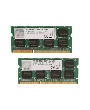 Buy G.Skill Standard 16GB (2x8GB) DDR3-1600MHz CL11-11-11 1.50V SoDIMM RAM Module F3-1600C11D-16GSQ