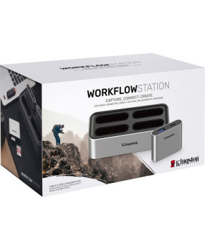 Kingston Workflow Station USB 3.2 Gen 2 Dock WFS-U with USB Mini Hub