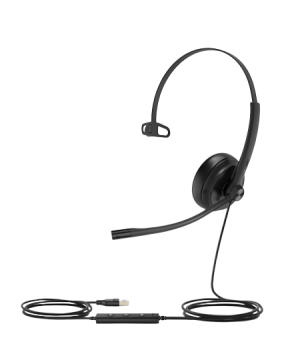 Buy Yealink UH34 Wideband Noise-Cancelling Mono USB and 3.5mm Headset with YHC20 Controller UH34SE-M-UC