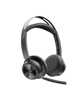 HP Poly/Plantronics Voyager Focus 2 UC Bluetooth USB-A Stereo Wireless Headset with BT700 Adapter 213726-01 / 76U46AA