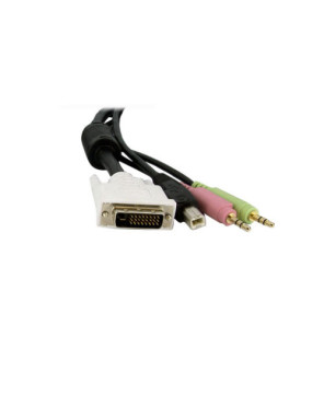 Buy Startech 3m 4-in-1 USB Dual Link DVI-D KVM Switch Cable with Audio & Microphone DVID4N1USB10