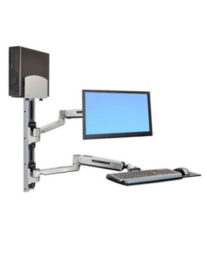 Buy Ergotron LX Sit-Stand Wall Mount System with Medium CPU Holder 45-358-026