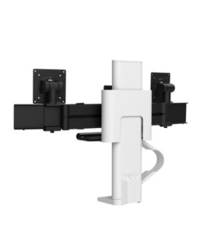 Ergotron TRACE Dual Monitor Mount in White 45-631-216 for Monitor and LCD Display