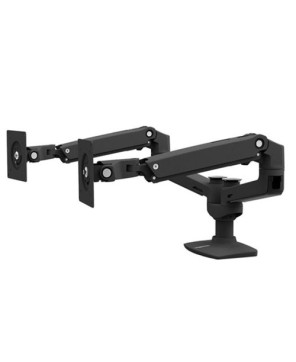 Buy Ergotron LX Dual Desk Mount Side-by-Side Arm in Matte Black 45-245-224 for Monitor