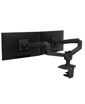 Buy Ergotron LX Dual Desk Mount Side-by-Side Arm in Matte Black 45-245-224 for Monitor