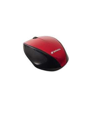 Buy Verbatim Wireless Notebook Multi-Trac Blue LED Mouse in Red 97995