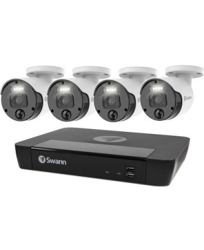 Swann NVR-8580 8 Channel Network Video Recorder and 4 x NHD-875WLB Masters-Series HD Camera SWNVK-876804-AU