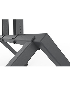 Heckler AV Cart - Base Configuration in Black Grey H714-BG for VESA 400 Displays