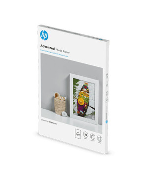 Buy HP Advanced 20-Sheet 210mm x 297mm Glossy FCS Photo Paper 9RR51A