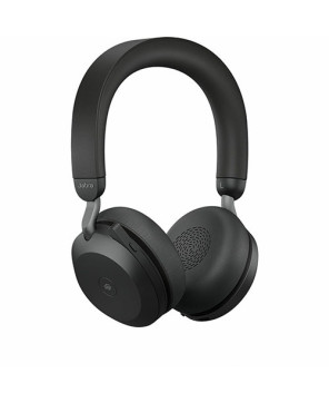 Jabra Evolve2 75 MS USB-A Bluetooth Stereo Headset with Charging Stand 27599-999-989