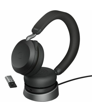 Jabra Evolve2 75 UC USB-A Bluetooth Stereo Headset with Charging Stand 27599-989-989