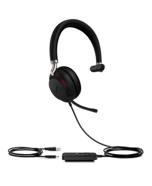 Yealink UH38 Dual Mode USB and Bluetooth Mono Headset with USB-A and UC Call Controller UH38-M-UC