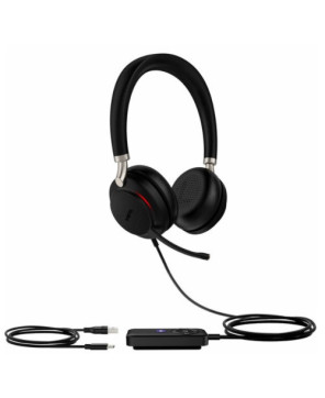 Yealink UH38 Teams Certified Dual Mode Stereo Headset with Bluetooth and USB-C Connectivity TEAMS-UH38-D-C