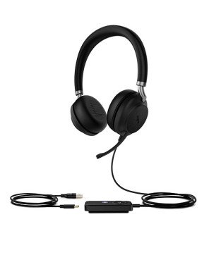 Yealink UH38 Teams Certified Dual Mode Stereo Headset with Bluetooth and USB-C Connectivity TEAMS-UH38-D-C