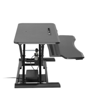 Buy Brateck DWS15-02 Electric Sit Stand Desk with Keyboard Tray Deck