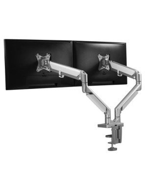 Buy Brateck Dual Monitors Pole-Mounted Epic Gas Spring Aluminum Monitor LDT37-C024P-GG