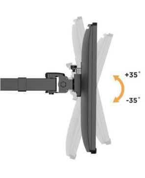 Buy Brateck Single Monitor Affordable Steel Articulating Monitor Arm Fit Most 17''-32'' LDT33-C012