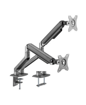 Buy Brateck Dual Monitor Economical Spring-Assisted Monitor Arm Fit Most 17"-32" Monitors LDT63-C024-B Space Grey