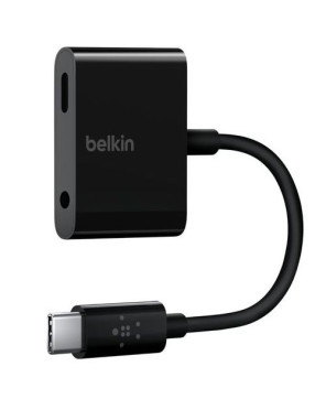 Buy Belkin RockStar 3.5mm Audio + USB-C™ Charge Adapter NPA004btBK Black