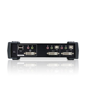 Buy Aten Desktop KVMP Switch with 2 Port Single Display DVI/Audio CS1762A-AT-U