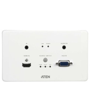 Buy Aten HDMI & VGA HDBaseT Transmitter with EU Wall Plate - PoH VE2812AEUT-AT-U