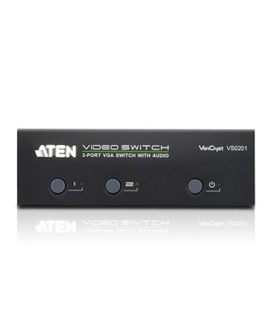 Buy Aten VanCryst 2 Port VGA Switch with Audio VS0201-AT-U