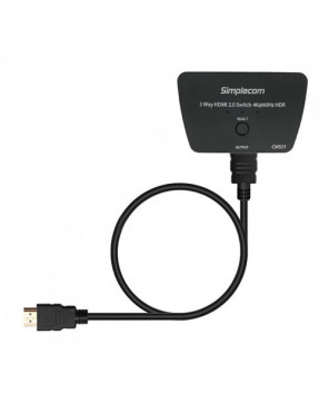 Buy Simplecom 3 Way HDMI 2.0 Switch CM323