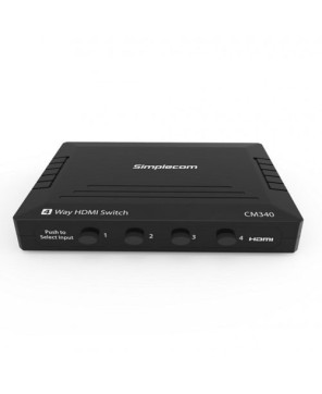 Buy Simplecom Mechanical 4 Way HDMI Switch Box 4 Port 4K UHD HDCP CM340 