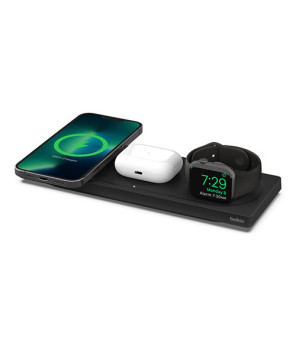 Buy Belkin BOOST↑CHARGE PRO 3-in-1 Wireless Charging Pad with MagSafe in Black WIZ016AUBK