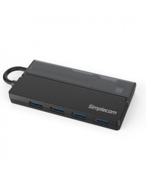 Buy Simplecom Portable USB-C to 4 Port USB-A Hub USB 3.2 Gen1 CH330-BLK with Cable Storage