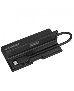 Buy Simplecom Portable USB-C to 4 Port USB-A Hub USB 3.2 Gen1 CH330-BLK with Cable Storage