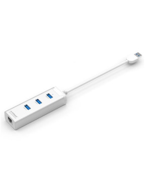 Buy mBeat Hamilton 3-Port USB 3.0 Hub with Gigabit Ethernet MB-HUB33E for Ultrabook and macbook AIR