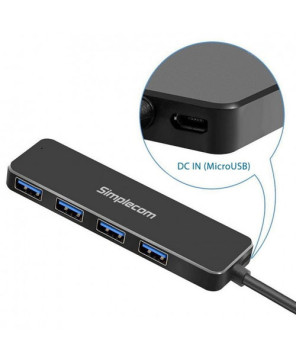 Buy Simplecom USB 3.0 SuperSpeed 4 Port Hub CH342 for PC and Laptop