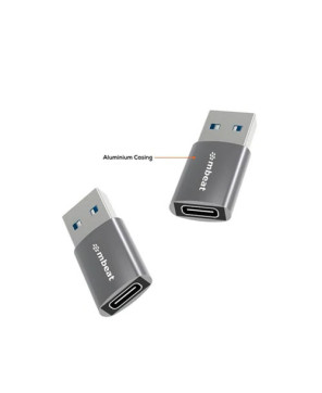 Buy mbeat Elite USB 3.0 Male to USB-C Female Adapter in Space Grey MB-XAD-U3MCF