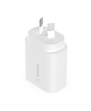 Buy Belkin BOOST CHARGE 25 Watt PD 3.0 USB-C Power Adapter In White WCA004AU1MWH-B6