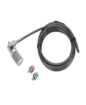 Buy Targus DEFCON 3-in-1 Universal Serialized Combo Cable Lock ASP86GLX-S