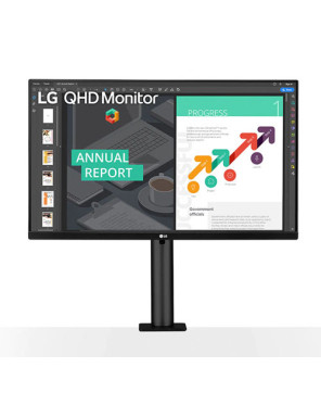 Buy LG 27'' QHD Ergo IPS Monitor 27QN880-B with USB Type-C