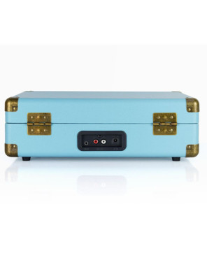 Buy mBeat Woodstock II Vintage Turntable Player with Bluetooth Receiver & Transmitter in Blue MB-TR96BLU