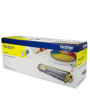 Buy Brother TN-251Y High Yield Colour Laser Toner Cartridge in Yellow 