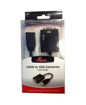 Buy 8ware HDMI to VGA 19-pin to 15-pin Male to Female Converter CVT-HDMIVGA