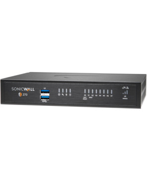 Buy SonicWall TZ270 8 Port 10/100/1000Base-T Gigabit Ethernet Network Security-Firewall Appliance 02-SSC-2821